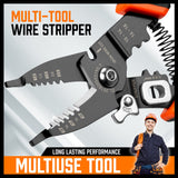 8 Wire Stripping Tool Wire Cutter Hand Crimping Pliers Strip Cutter Insulated