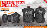 HORUSDY Knee Pads Work Safety Senior Gel Cushion High Density Foam Padding Pair - Front View