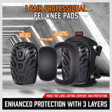 HORUSDY Knee Pads Work Safety Senior Gel Cushion High Density Foam Padding Pair - Side View