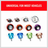 Universal Cooling System Radiator Pressure Tester Gasket Test Kit Leak Detector - Top-Down View