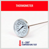 Universal Cooling System Radiator Pressure Tester Gasket Test Kit Leak Detector - Close-Up Angle