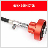 Universal Cooling System Radiator Pressure Tester Gasket Test Kit Leak Detector - Low Angle