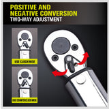 1/4 Drive Click Torque Wrench 5-25NM Ratchet Spanner Adjustable Hand Repair New