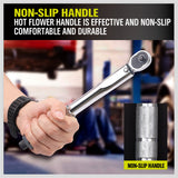 1/4 Drive Click Torque Wrench 5-25NM Ratchet Spanner Adjustable Hand Repair New