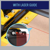 600mm Manual Tile Cutter Laser Guide Home Pro Tile Cutting Machine Heavy Duty - Rear View