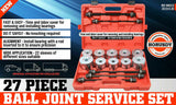 27Pc Universal Pull & Press Sleeve Kit Removal Bushing Driver Set Bearings Seal - Front View