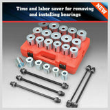 27Pc Universal Pull & Press Sleeve Kit Removal Bushing Driver Set Bearings Seal - Side View