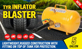 5 Gallon / 20L Bead Blaster Tyre Air Tank Tire Inflator Seater 4WD Car Shop Tool - Front View