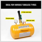 5 Gallon / 20L Bead Blaster Tyre Air Tank Tire Inflator Seater 4WD Car Shop Tool - Side View