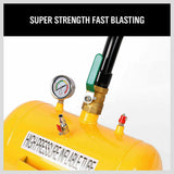 5 Gallon / 20L Bead Blaster Tyre Air Tank Tire Inflator Seater 4WD Car Shop Tool - Top-Down View