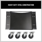 4 x Heavy Duty Wheel Dolly 450 kg 1000 lb Car Vehicle Positioning Jack Platform - Close-Up Angle