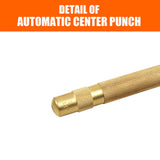 125mm/5 Automatic Centre Punch Adjustable Spring Loaded Metal Drill Tool Glod