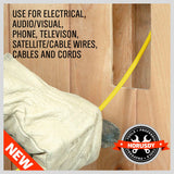 3.3m ? 4mm Fibreglass Electricians Push Pull Rods Cable Cavity Contractors Duct
