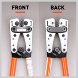 6-50 mm2 Wire Crimper Cable Crimp Electric Tube Crimping Hand Tool Battery Lug - Low Angle