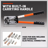 6-50 mm2 Wire Crimper Cable Crimp Electric Tube Crimping Hand Tool Battery Lug - Extra Image