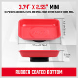 4Pc Magnetic Parts Holder Set Wrist Band Magnet Bowl Tray Screws Nuts Storage - Extra Image