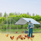 VaKa 3x4x1.95m Metal Walk-in Chicken Coop Rabbit Hutch Cage Hen House Chook Au - Extra Image