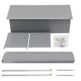 5KG 7.5L Garden Farm Automatic Food Storage Box Stand Chicken Feeder Poultry AU - Rear View