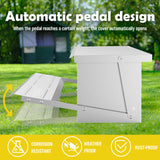 5KG 7.5L Garden Farm Automatic Food Storage Box Stand Chicken Feeder Poultry AU - Close-Up Angle