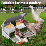 5KG 7.5L Garden Farm Automatic Food Storage Box Stand Chicken Feeder Poultry AU - Extra Image