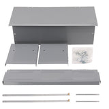 10KG 12.5L Garden Farm Automatic Food Storage Box Stand Chicken Feeder Poultry - 45-Degree Angle