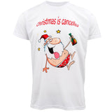 New Funny Adult Xmas Christmas T Shirt Tee Mens Womens 100% Cotton Jolly Ugly, Reindeer (Red), M - Side View