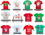 New Funny Adult Xmas Christmas T Shirt Tee Mens Womens 100% Cotton Jolly Ugly, Santa Drive Kombi (Red), 2XL - Top-Down View
