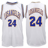 New Men's Basketball Jersey Sports T Shirt Tee Vest Tops Gym Chicago Los Angeles, Black - Chicago 23, M - 45-Degree Angle
