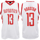 New Men's Basketball Jersey Sports T Shirt Tee Vest Tops Gym Chicago Los Angeles, Red - Houston 13, S - Extra Image