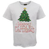 New Funny Adult Xmas Christmas T Shirt Tee Mens Womens 100% Cotton Jolly Ugly, Tree (White) B, 2XL