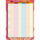 Family Organiser ??2023 Rectangle Wall Calendar 16 Months Planner New Year Gift - Side View