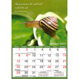 Inspirational ??2023 Rectangle Wall Calendar 16 Months Planner New Year Gift - Side View