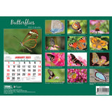 Butterflies ??2023 Rectangle Wall Calendar 16 Months Planner New Year Gift