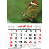 Butterflies ??2023 Rectangle Wall Calendar 16 Months Planner New Year Gift