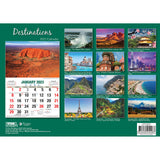 Destinations ??2023 Rectangle Wall Calendar 16 Months Planner New Year Gift