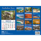 Australian Icons ??2023 Rectangle Wall Calendar 16 Months Planner New Year Gift - Front View