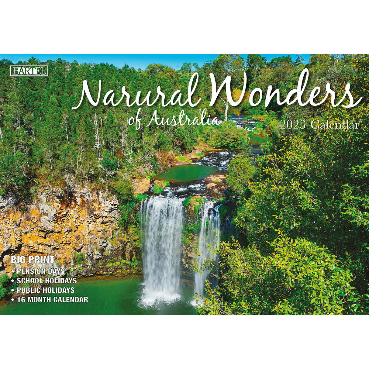 Natural Wonders Of Australia ??2023 Rectangle Wall Calendar 16 Months Planner
