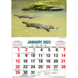 2023 Australian Wildlife Rectangle Wall Calendar 16 Months Planner New Year Gift - Side View