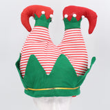 Christmas Unisex Adults Kids Novelty Hat Xmas Party Cap Santa Costume Dress Up, Elf Pants - Front View
