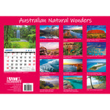 Australian Natural Wonders 2024 Rectangle Wall Calendar 16 Months Planner Photos - Front View