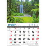 Australian Natural Wonders 2024 Rectangle Wall Calendar 16 Months Planner Photos - Side View