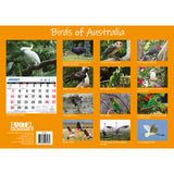 Birds Of Australia - 2024 Rectangle Wall Calendar 16 Months Birdwatching Photos - Front View