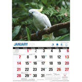 Birds Of Australia - 2024 Rectangle Wall Calendar 16 Months Birdwatching Photos - Side View