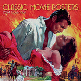 Classic Movie Posters - 2024 Square Wall Calendar 16 Months Arts Planner Gift