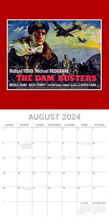 Classic Movie Posters - 2024 Square Wall Calendar 16 Months Arts Planner Gift