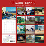 Edward Hopper - 2024 Square Wall Calendar 16 Months Arts Planner Christmas Gift - Front View