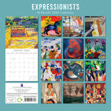 Expressionists - 2024 Square Wall Calendar 16 Months Arts Planner New Year Gift - Front View