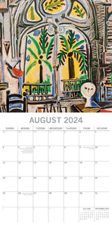 Picasso 2024 Square Wall Calendar 16 Months Arts Planner Christmas New Year Gift