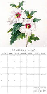 Redout? 2024 Square Wall Calendar 16 Months Arts Planner Christmas New Year Gift - Side View