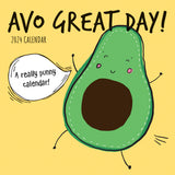 Avo Great Day 2024 Square Wall Calendar 16 Months Fun Planner Xmas New Year Gift